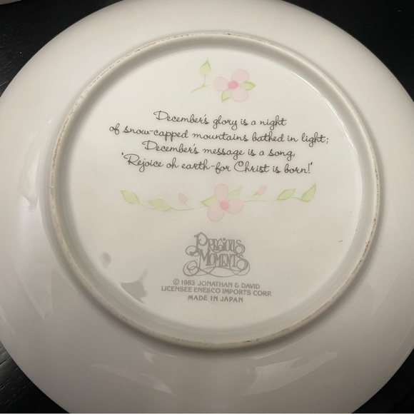 Vintage Precious Moments Coffee Mugs & one Plate - Picture 6 of 10